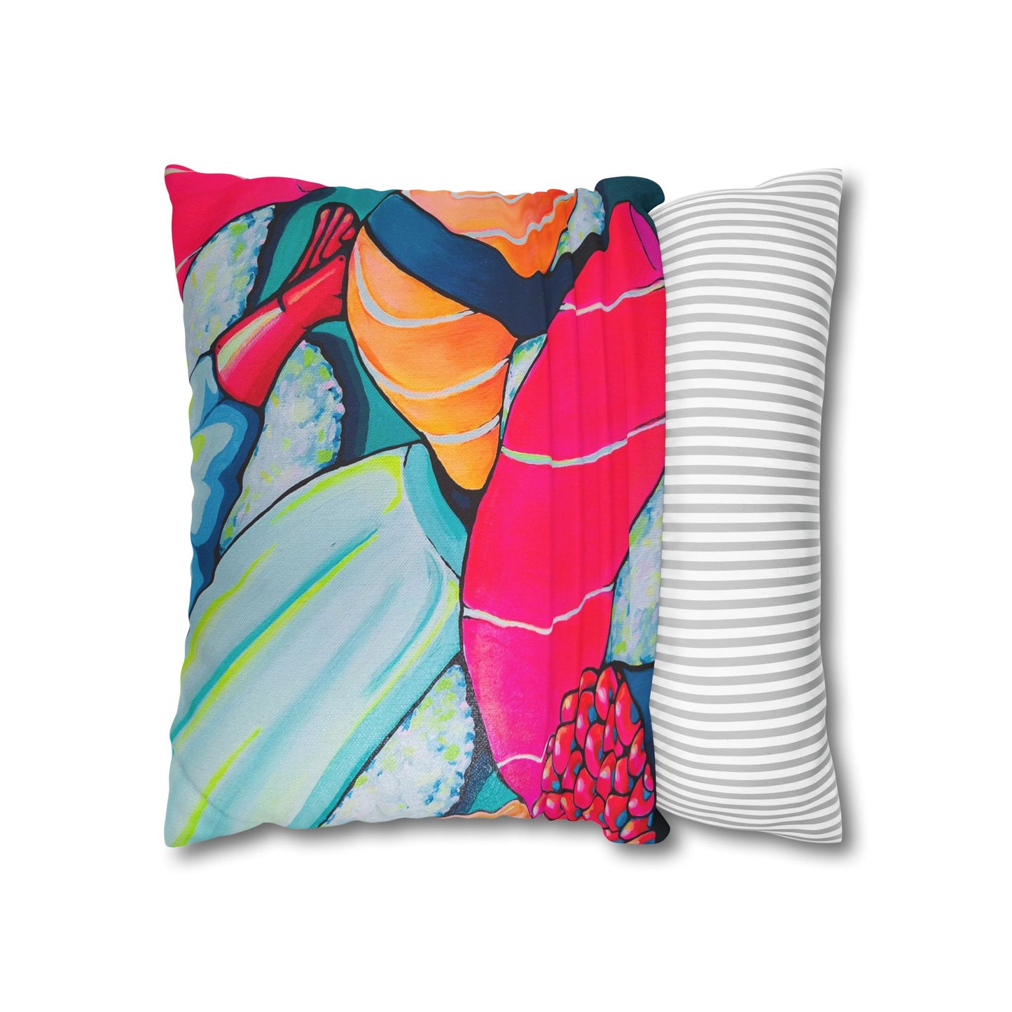 Neon Sushi Pillowcase for Throw Pillow, Cover Only