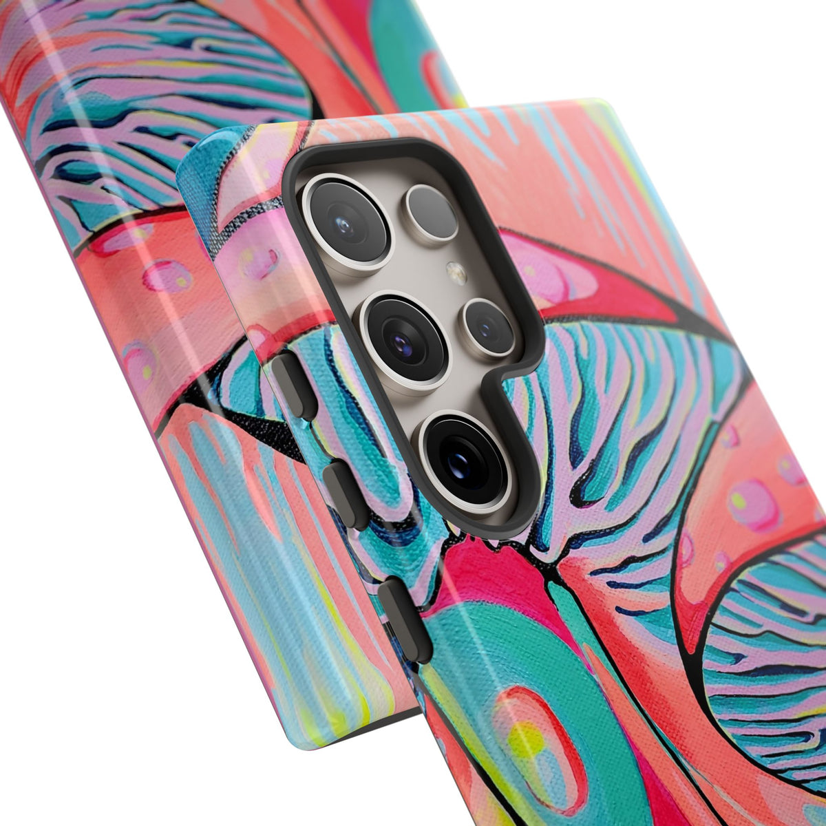 Coque de téléphone résistante Trippy Mushrooms