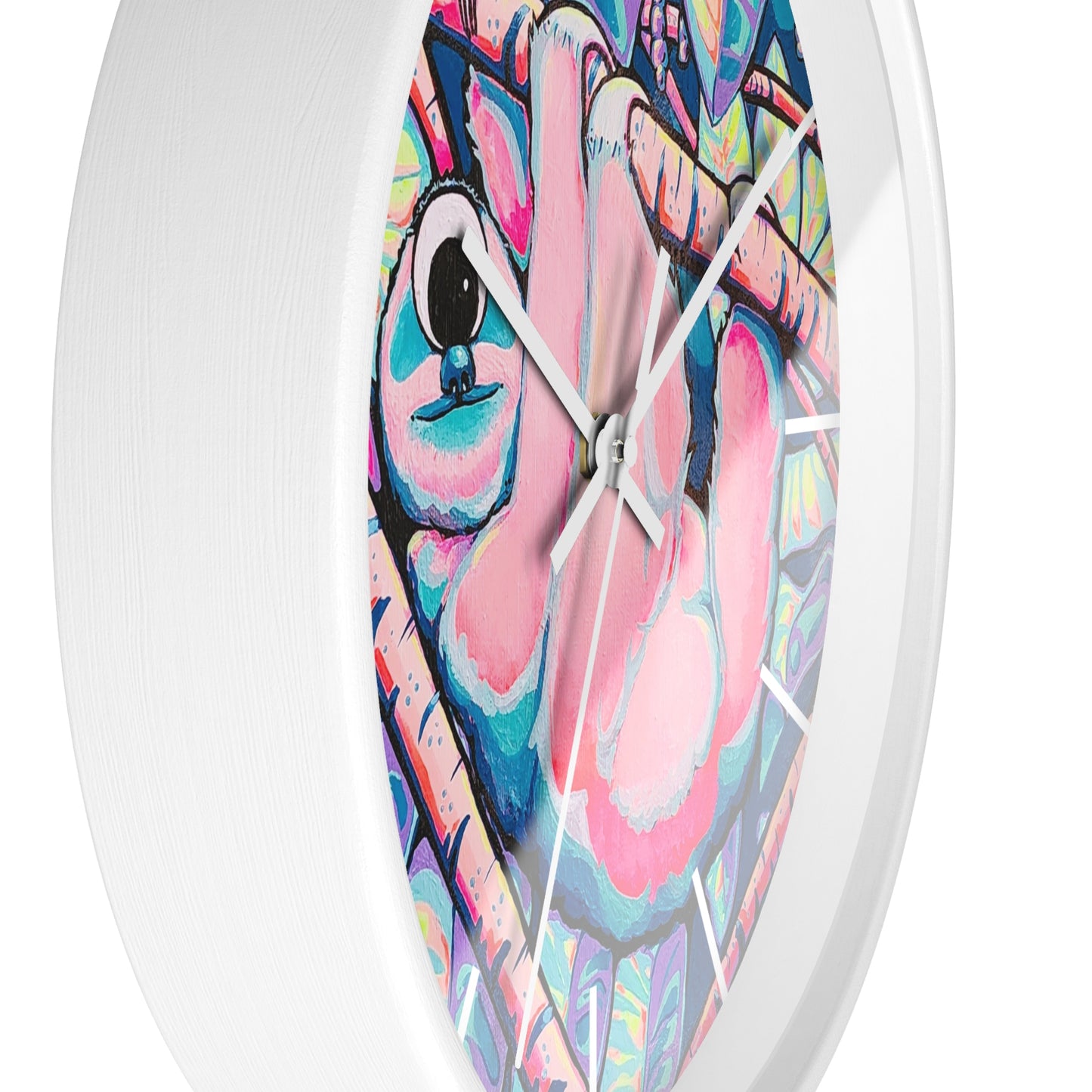 Cyclops Sloth Pop Art Wall Clock