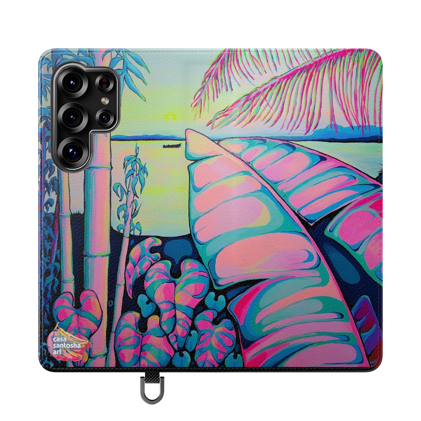 Serenity Bocas Flip Phone Case – Wallet Cover with Card Slots