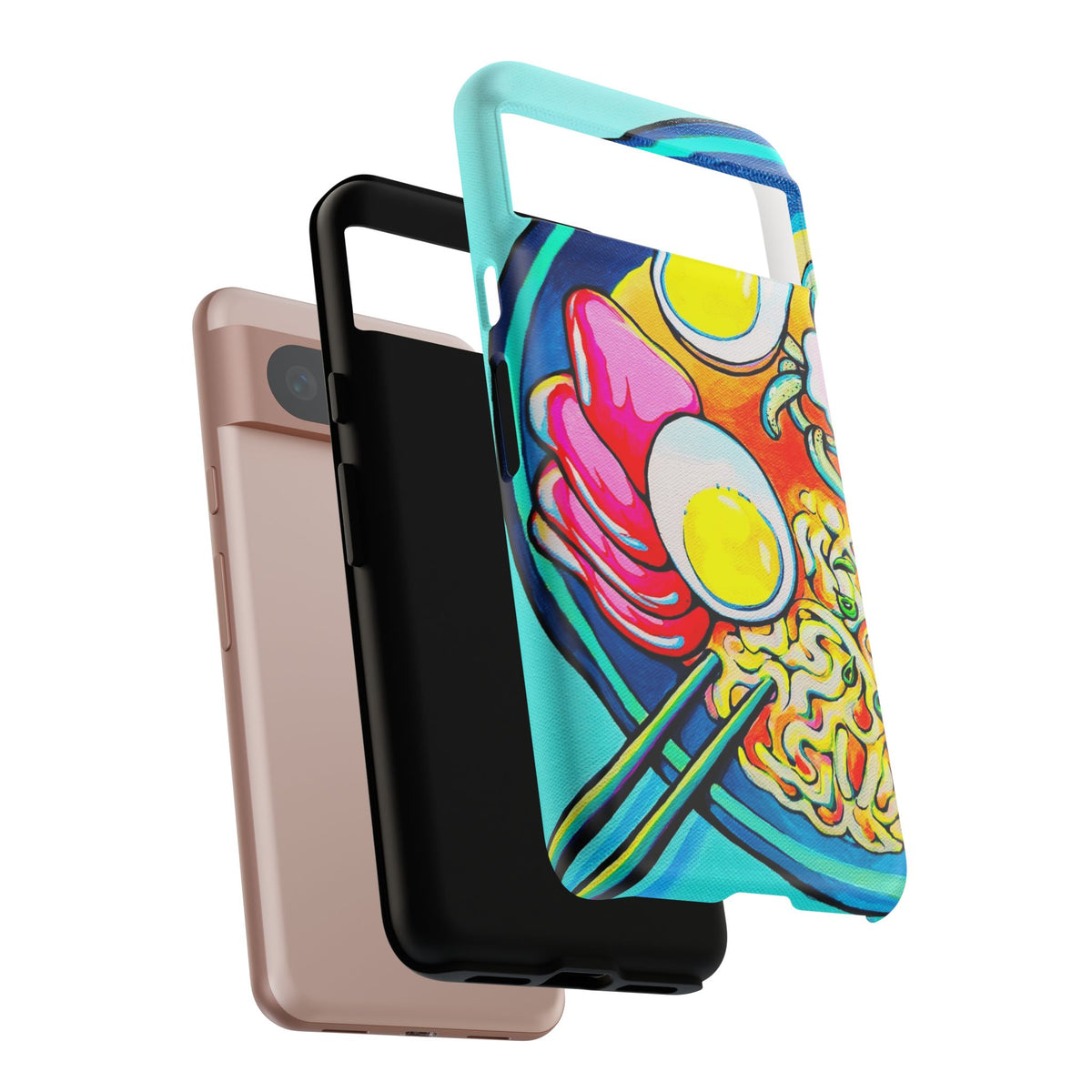 Coque de téléphone résistante Neon Ramen