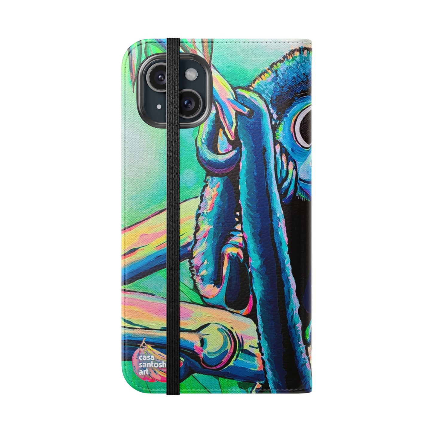 Cyclops Monkey Flip Phone Case – Wallet Cover with Card Slots