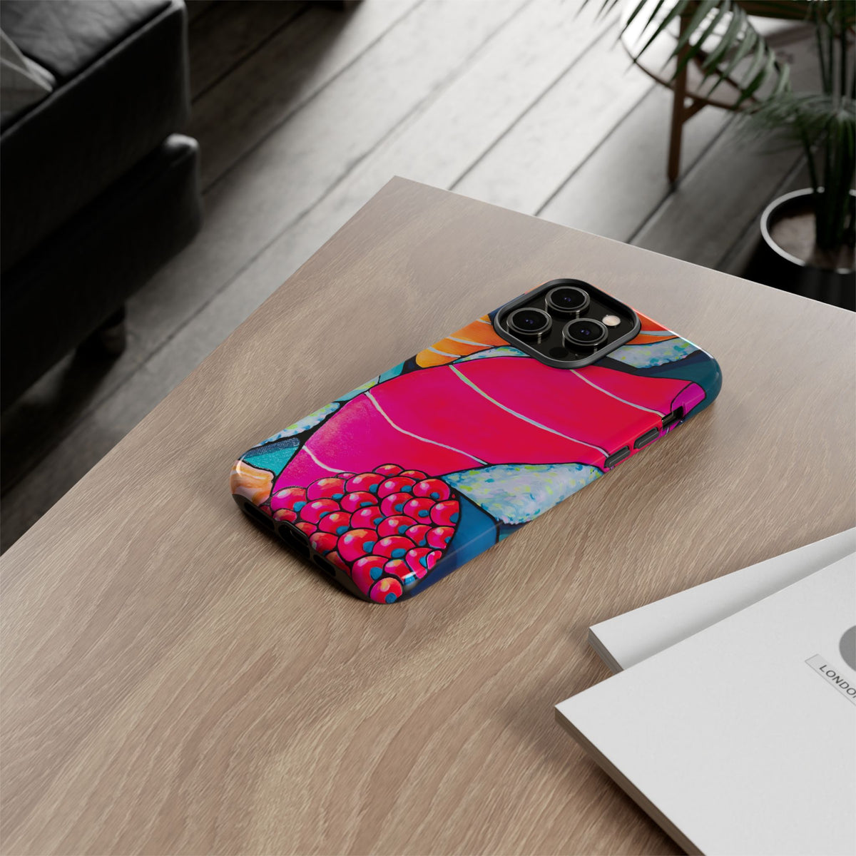 Coque de téléphone résistante Néon Sushi