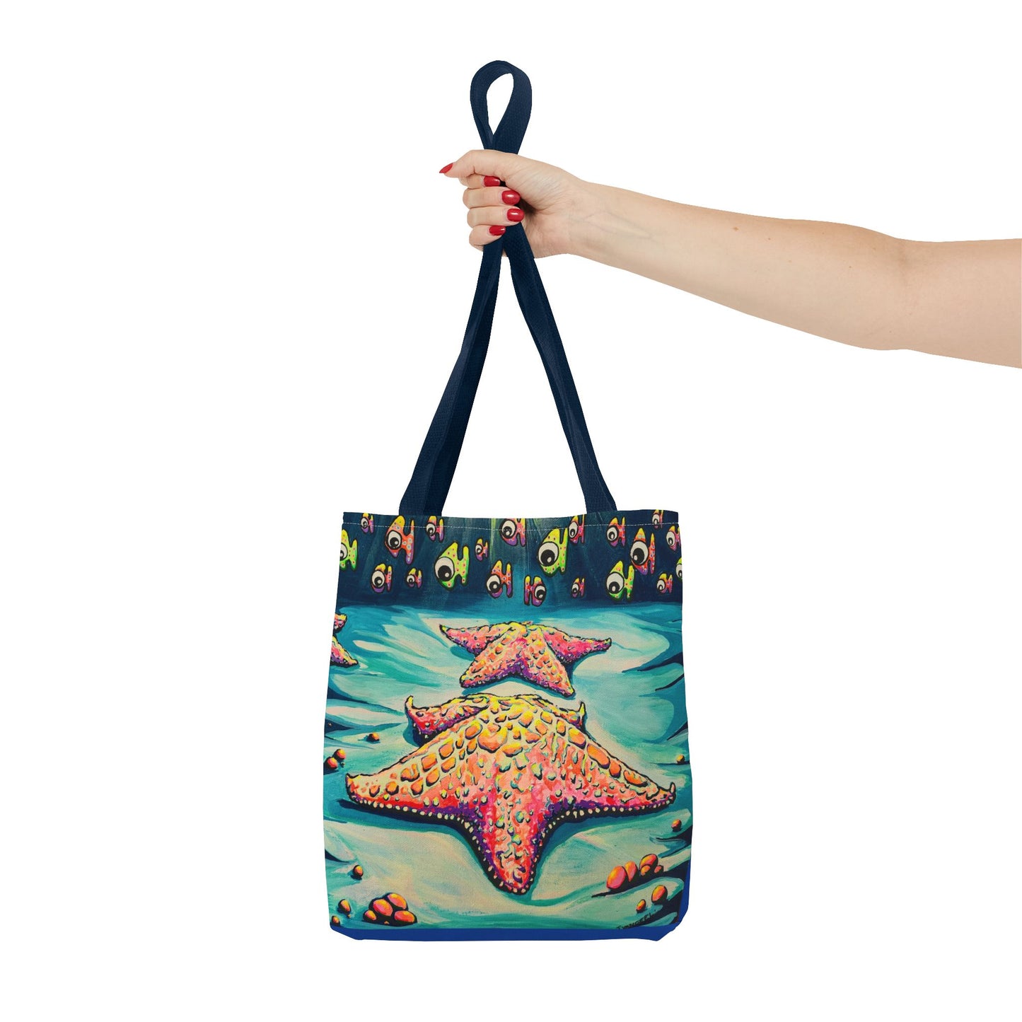 Premium Cyclops Starfish Tote Bag, Original Artist Design, Reusable Shopping Tote, Eco-Friendly