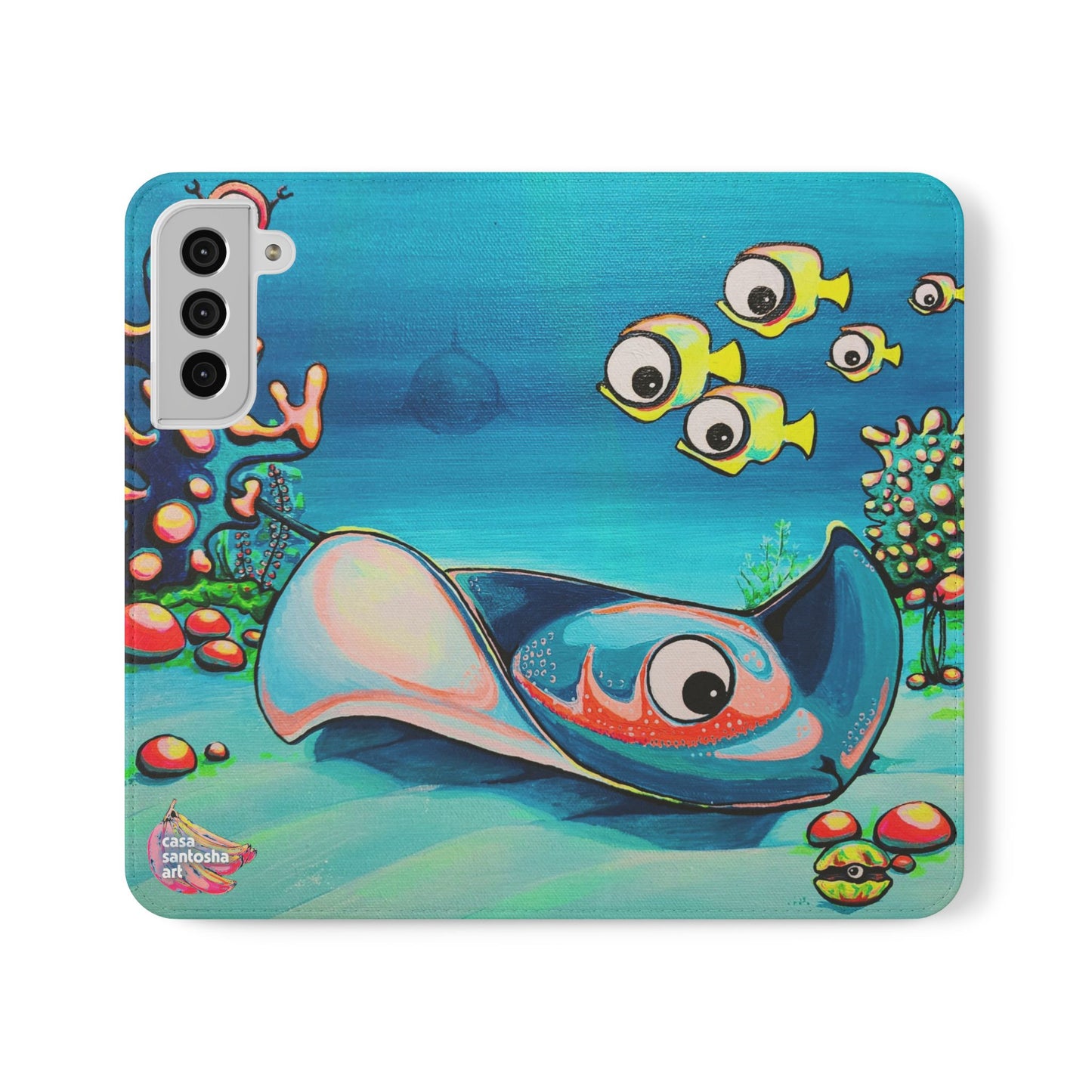 Cyclops Stingray Flip Phone Case – Wallet Cover with Card Slots
