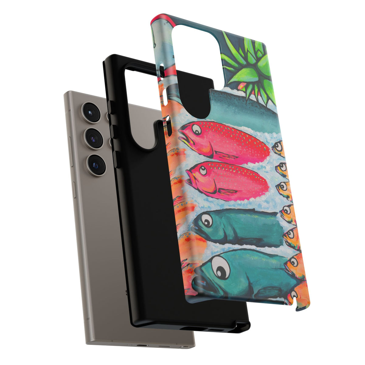 Neon Cabo Fish Market Tough Phone Case
