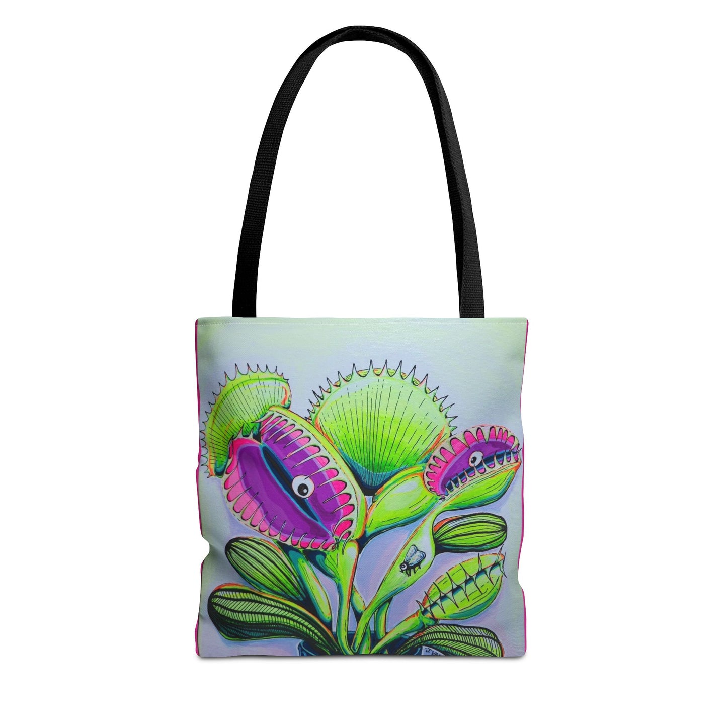 Premium Cyclops Venus Fly Trap Tote Bag, Original Artist Design, Reusable Shopping Tote,  Eco-Friendly