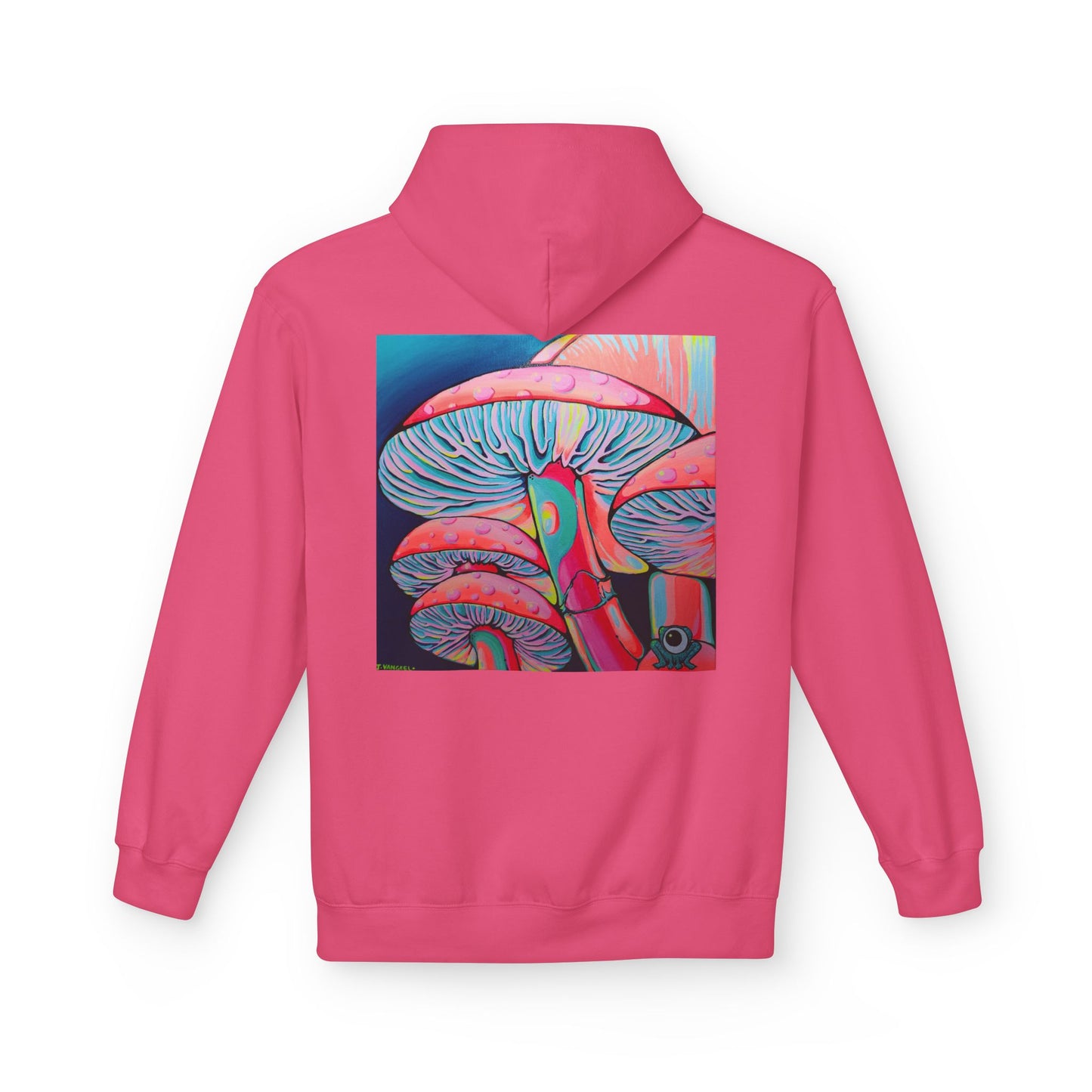 Unisex Trippy Mushrooms Soft Hoodie