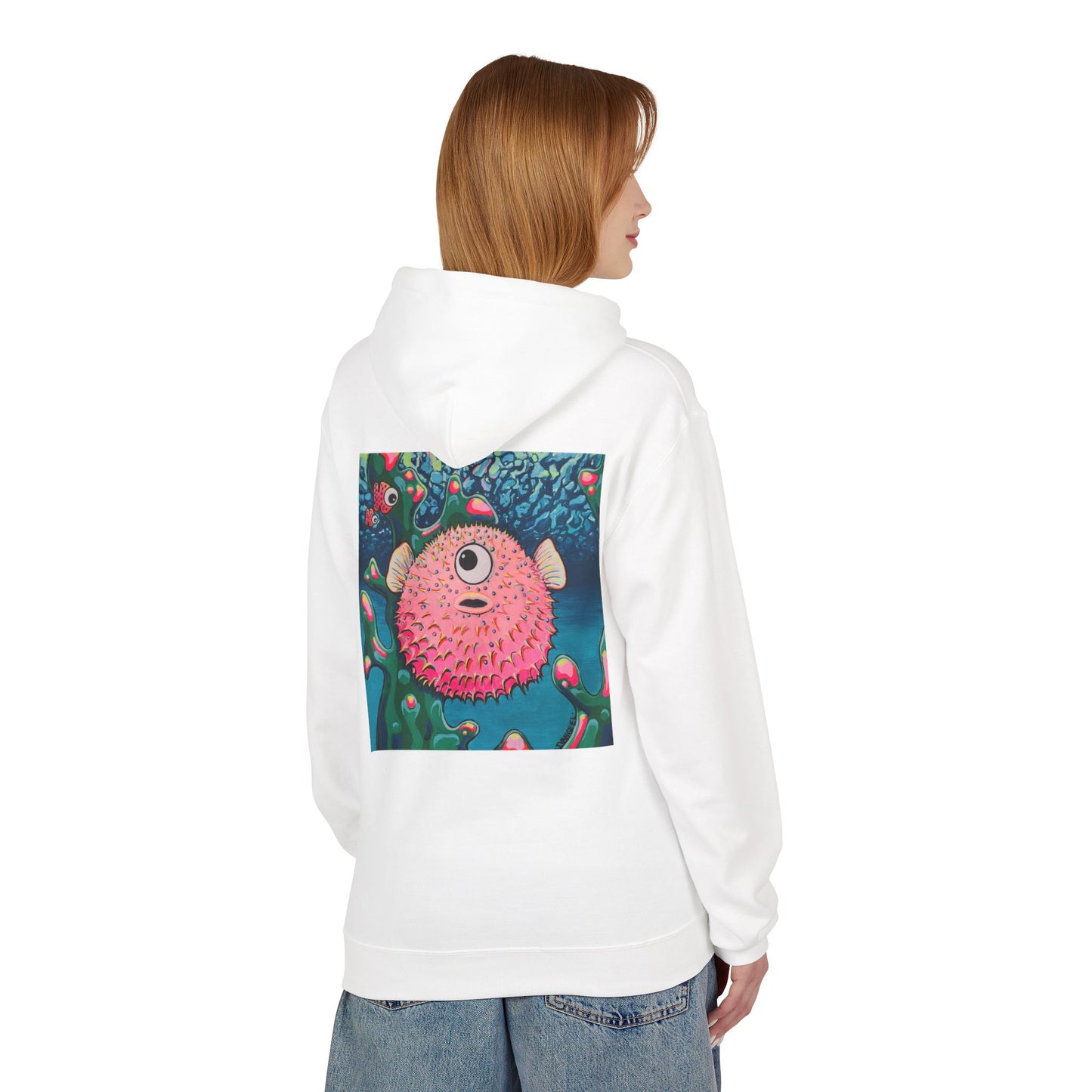 Unisex Cyclops Pufferfish Soft Hoodie