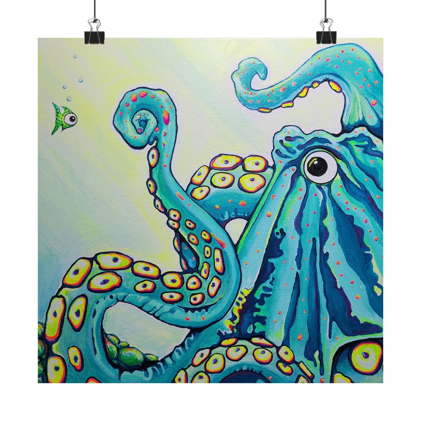 Cyclops Octopus Giclée Art Poster