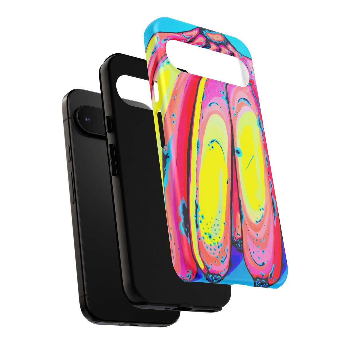 Neon Fat Bananas Tough Phone Case