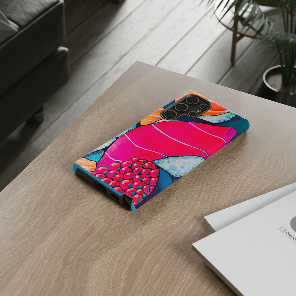 Coque de téléphone résistante Néon Sushi