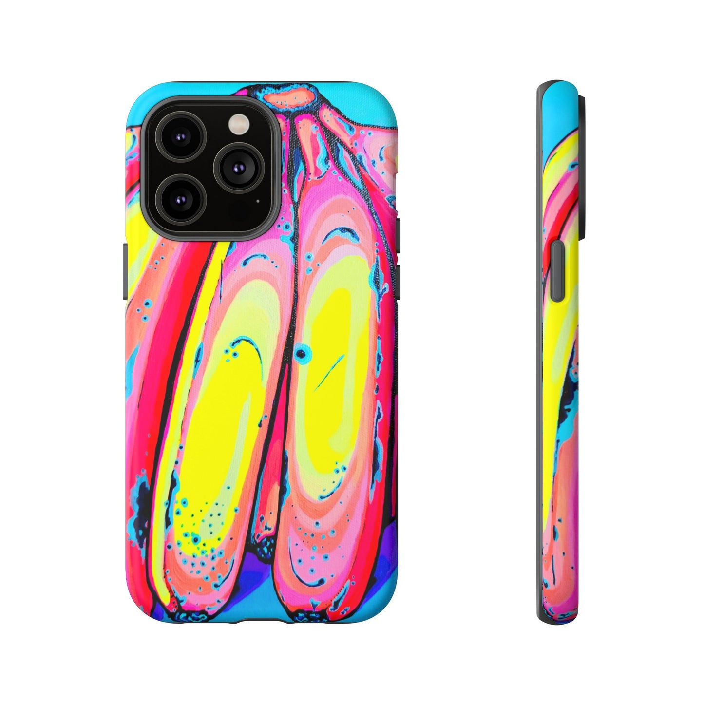 Neon Fat Bananas Tough Phone Case