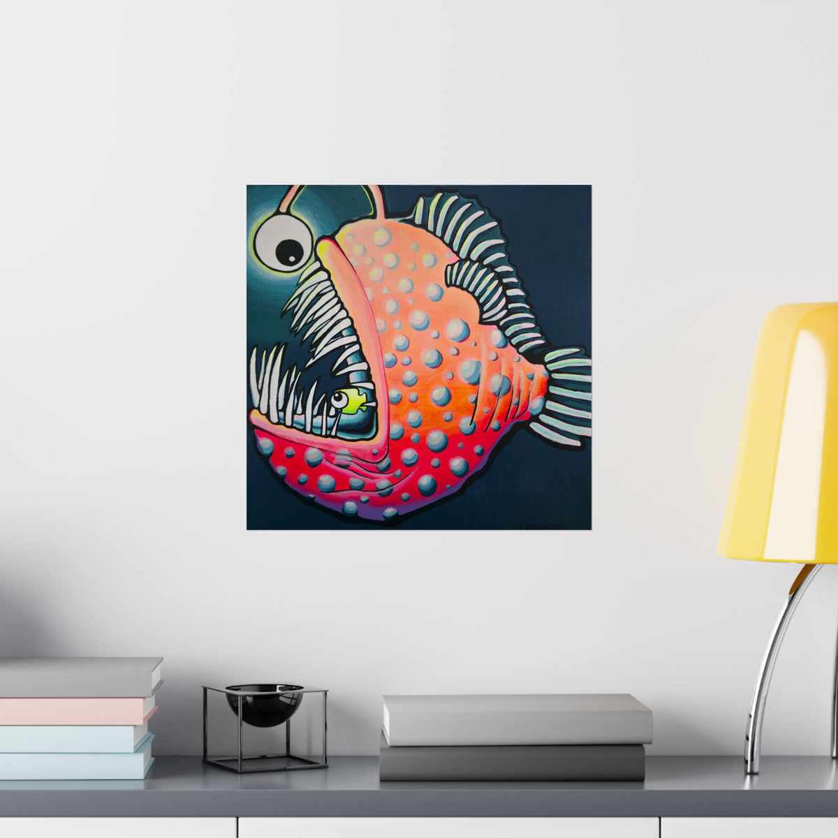 Cyclops Anglerfish Giclée Art Poster