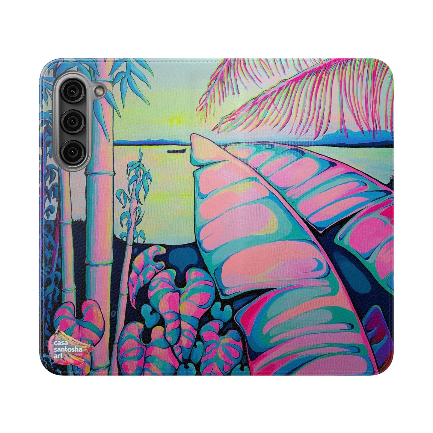 Serenity Bocas Flip Phone Case – Wallet Cover with Card Slots
