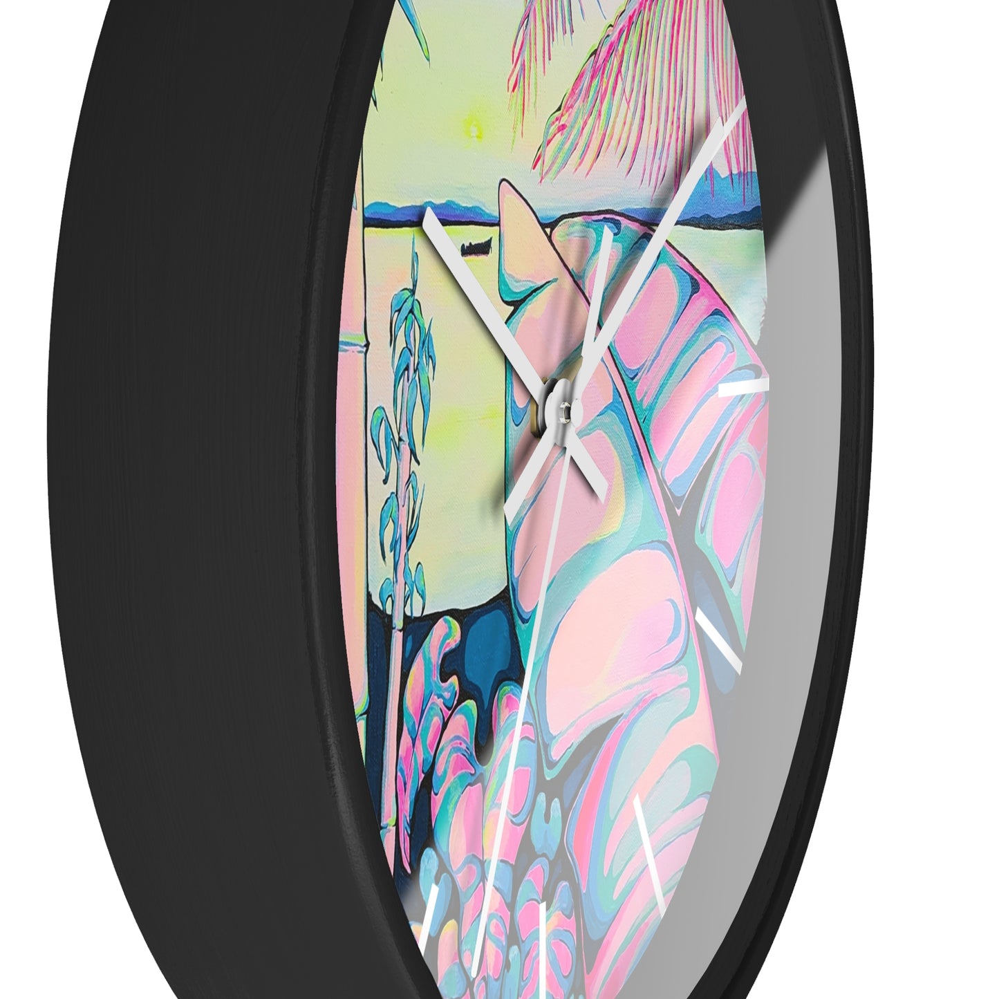Horloge murale pop art Sérénité Bocas