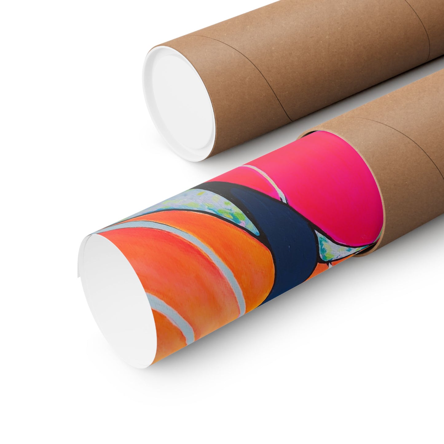 Neon Sushi Giclée Art Poster