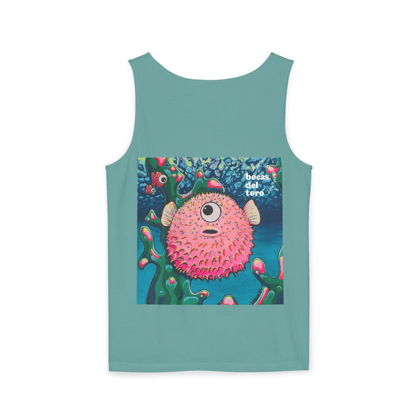 Unisex Cyclops Pufferfish Tank Top - Perfect for Summer Vibes