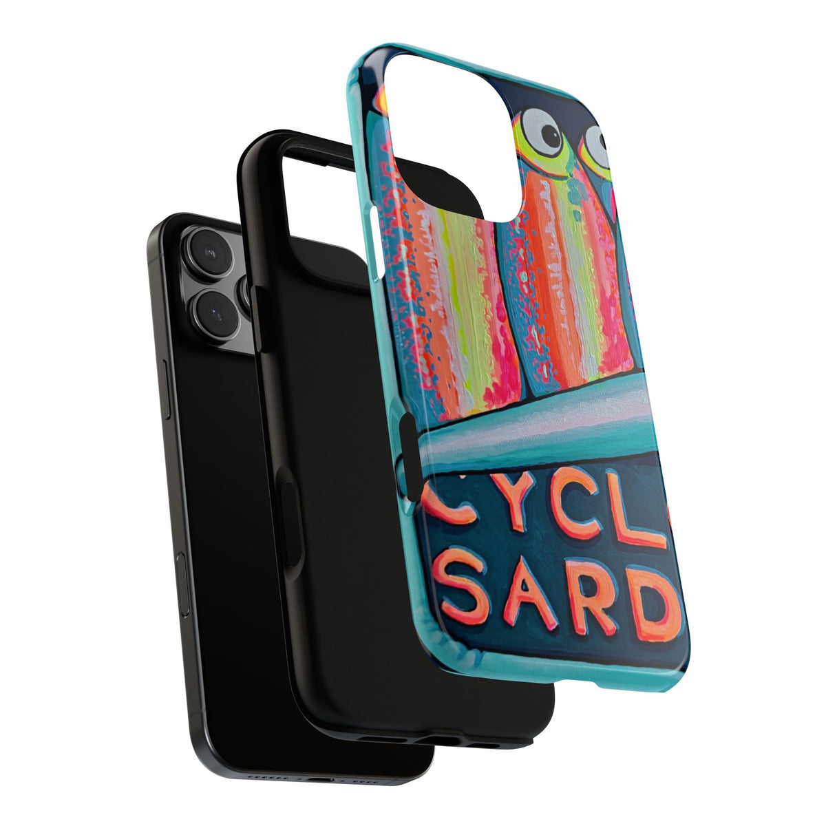 Neon Sardines Tough Phone Case