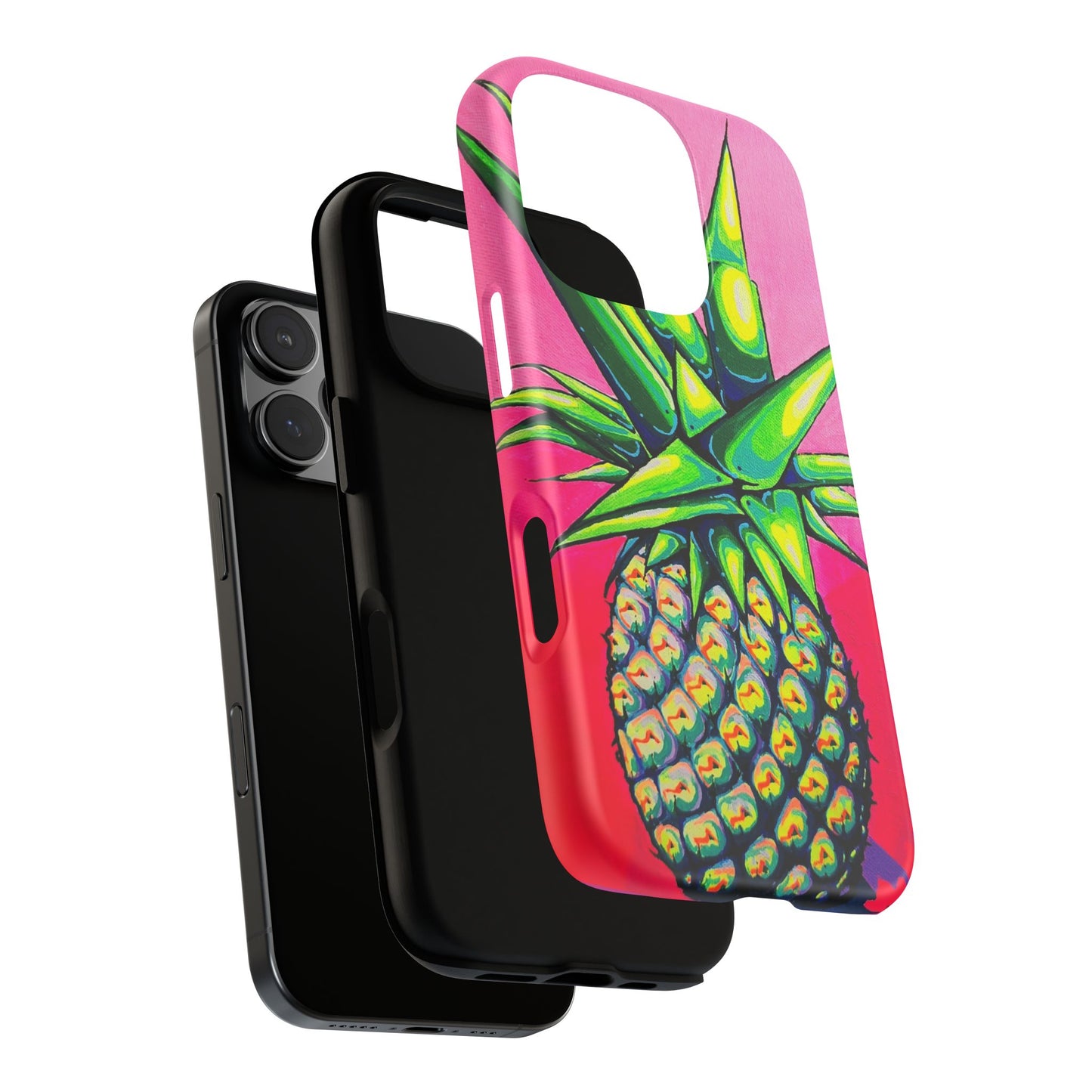 Neon Pineapple Tough Phone Case