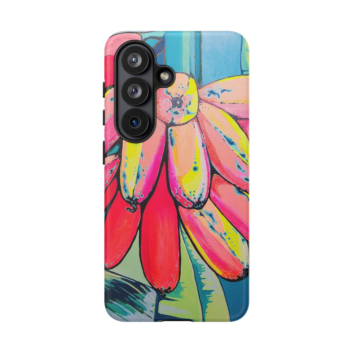 Neon Primitivo Bananas Tough Phone Case