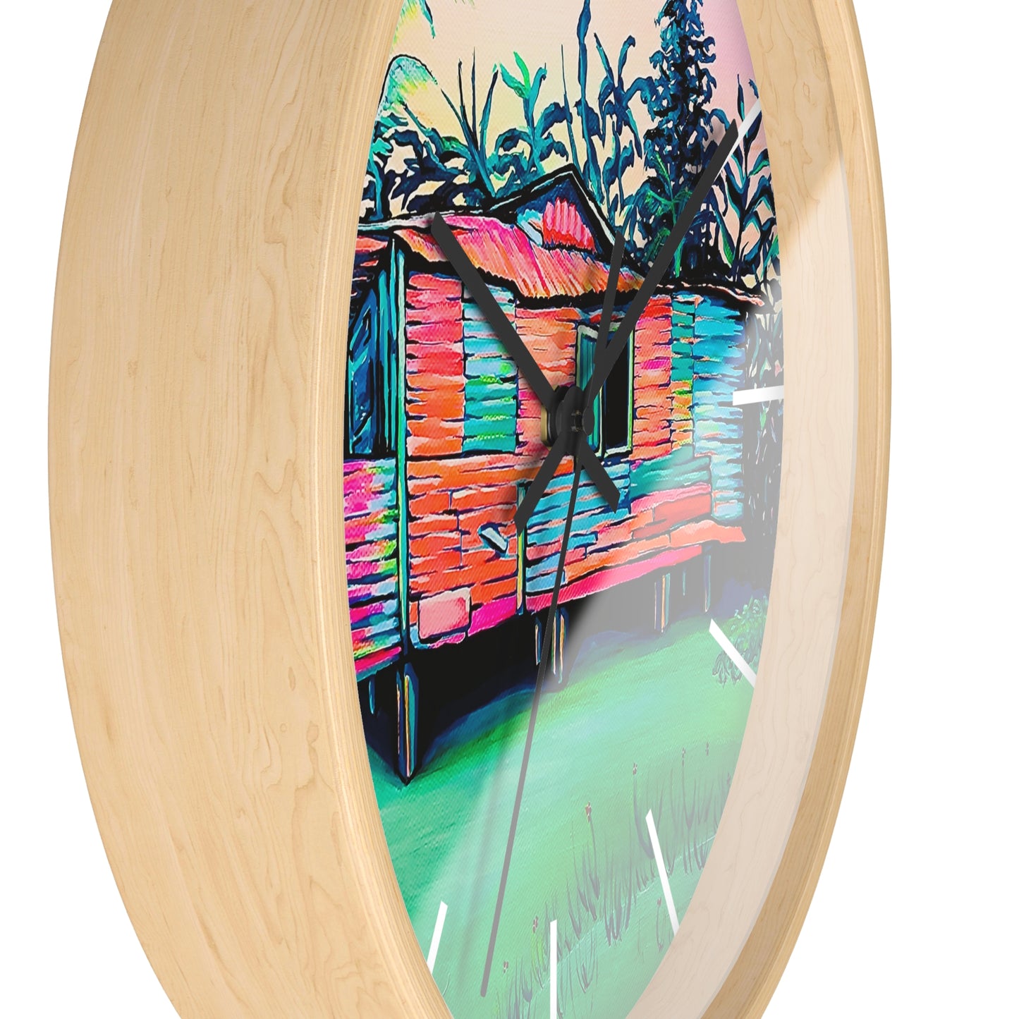 Luis Russell House Bocas Pop Art Wall Clock