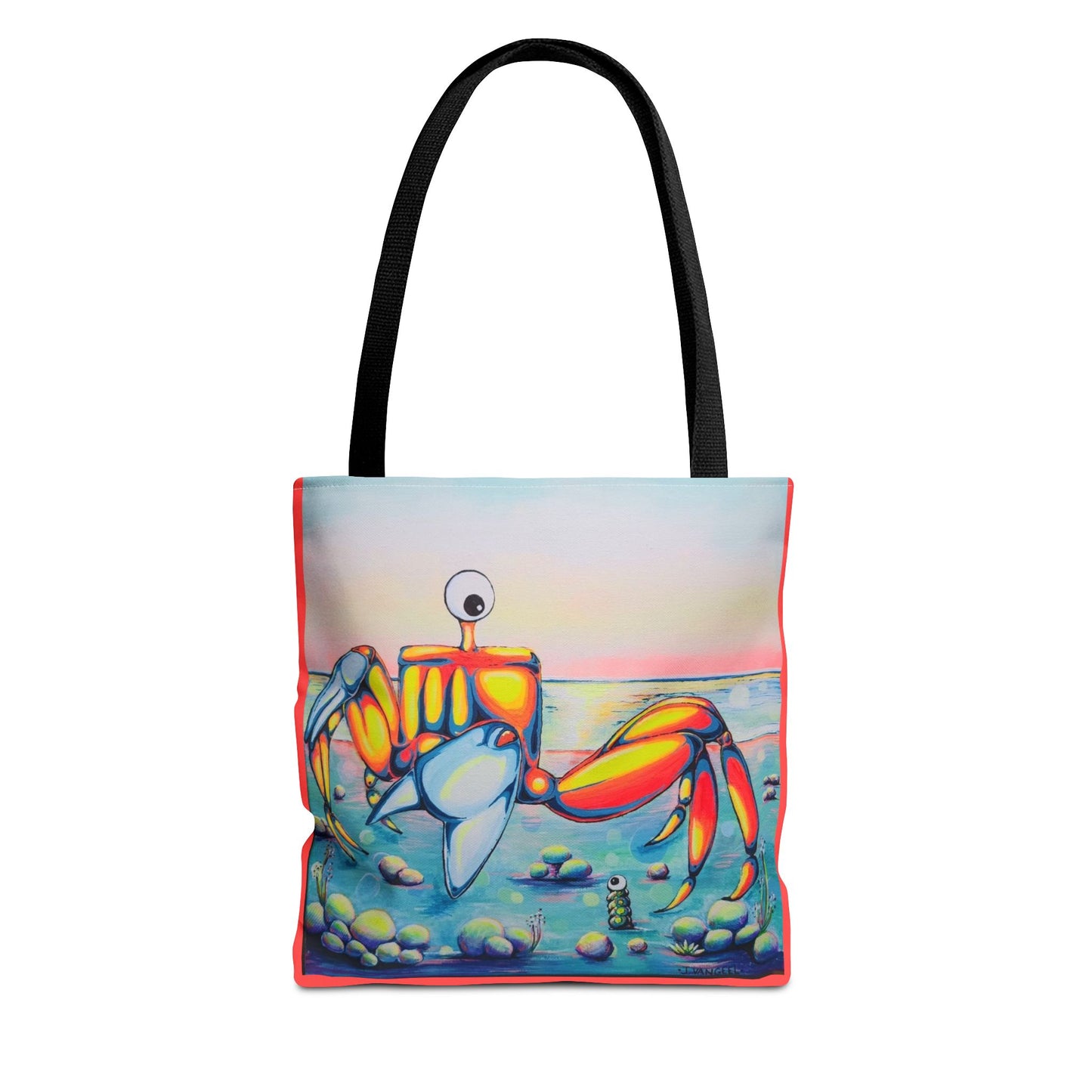 Premium Cyclops Crab Tote Bag, Original Artist Design, Reusable Shopping Tote,  Eco-Friendly