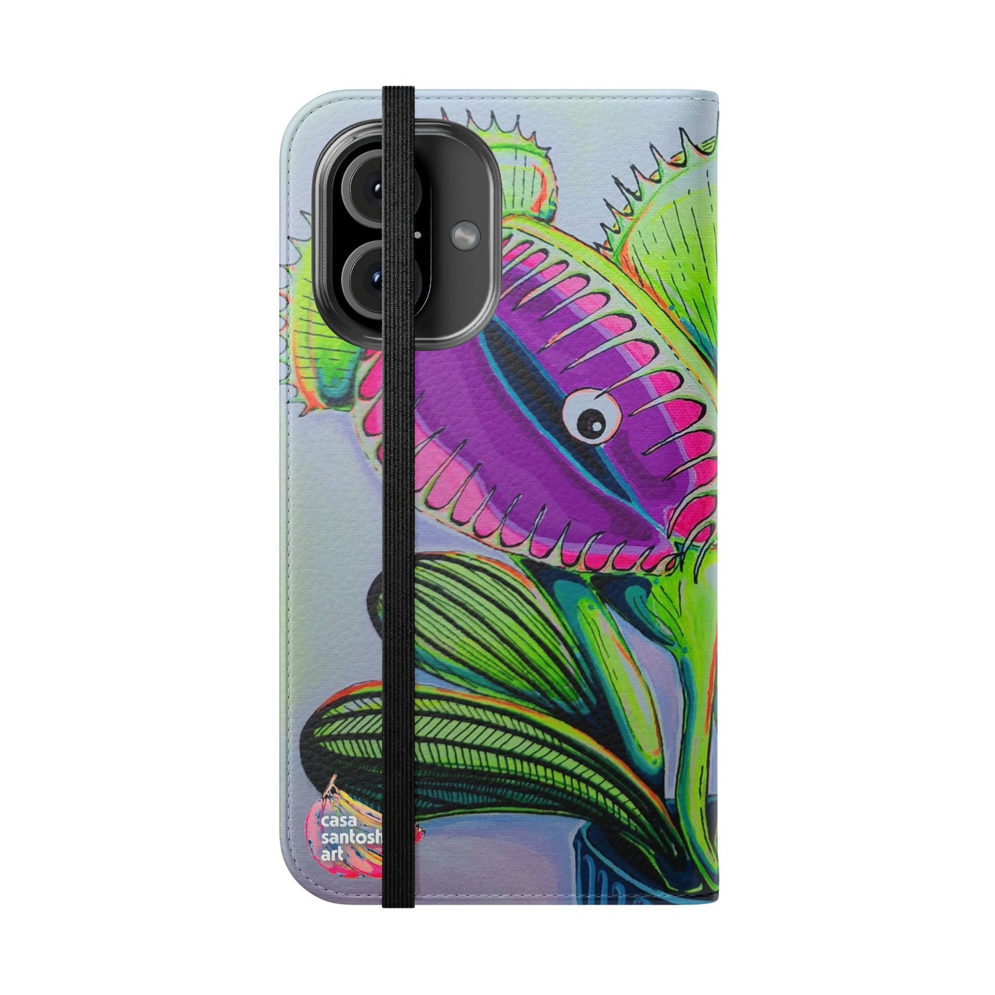 Cyclops Venus Fly Trap Flip Phone Case – Wallet Cover with Card Slots