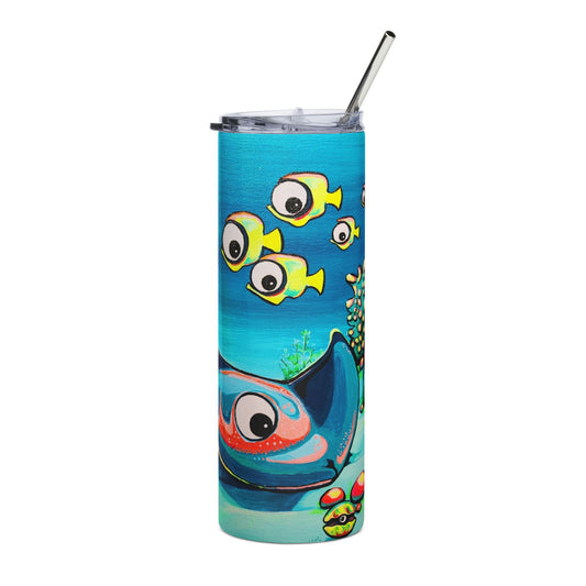 Cyclops Stingray Stainless Steel Tumbler, 20oz | Fun Travel Mug, Eco-Friendly