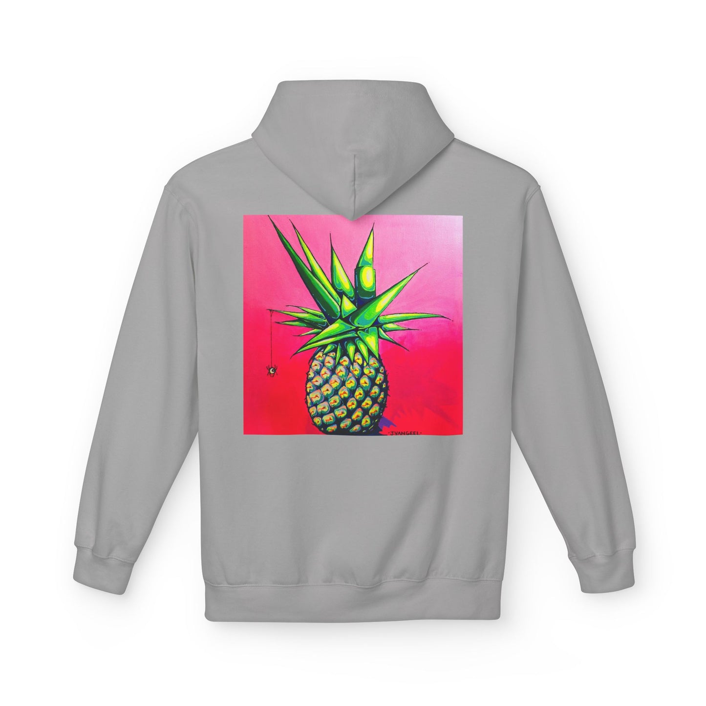 Unisex Neon Pineapple Soft Hoodie