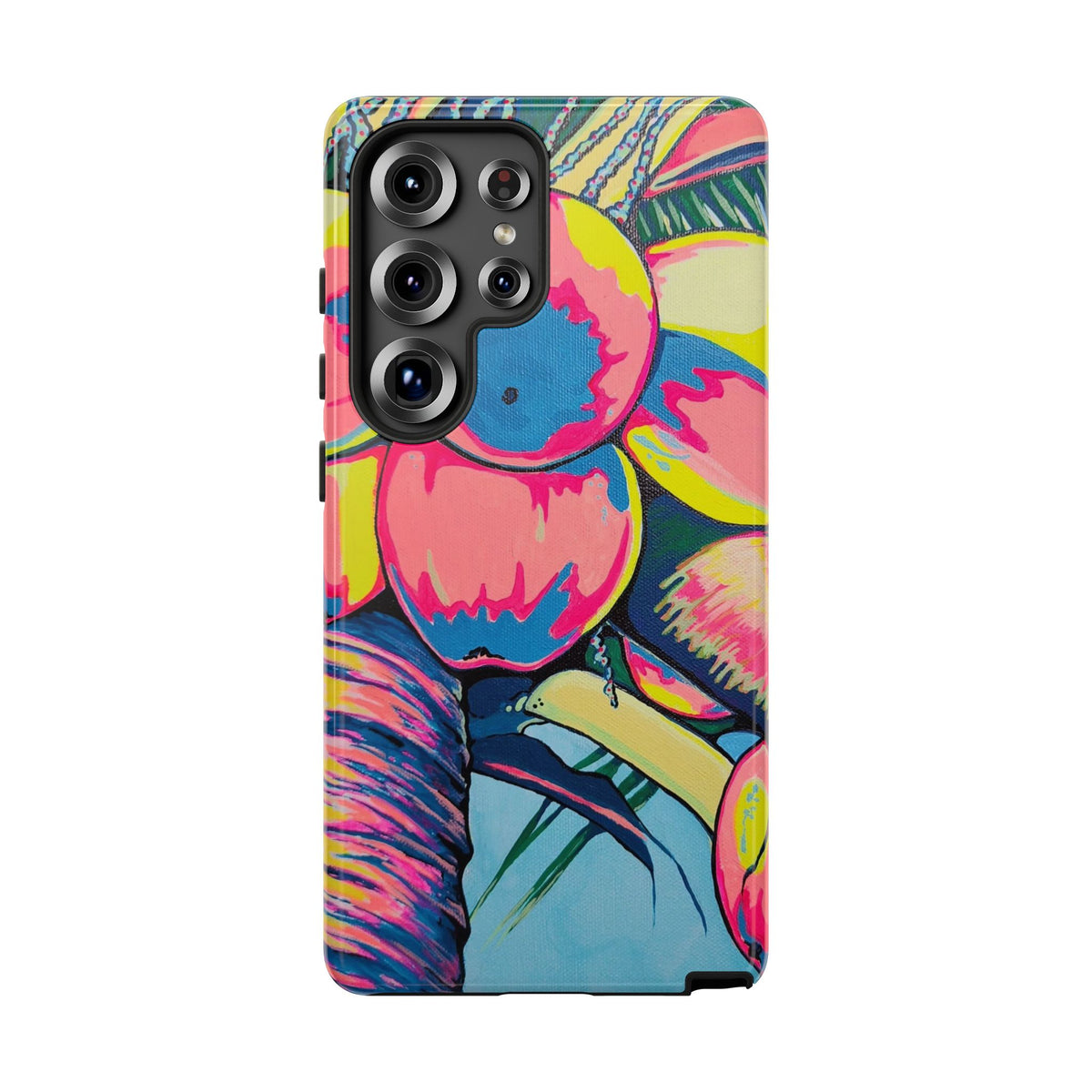 Neon Coconuts Tough Phone Case