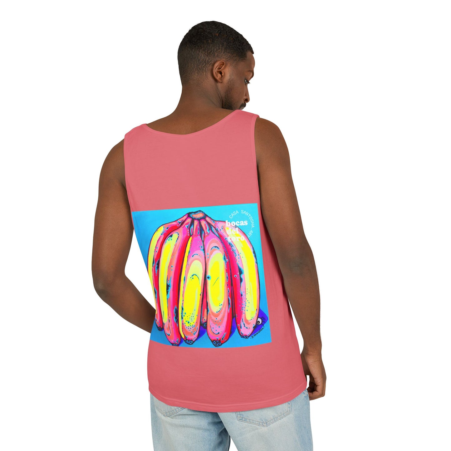 Unisex Neon Fat Bananas Tank Top - Perfect for Summer Vibes