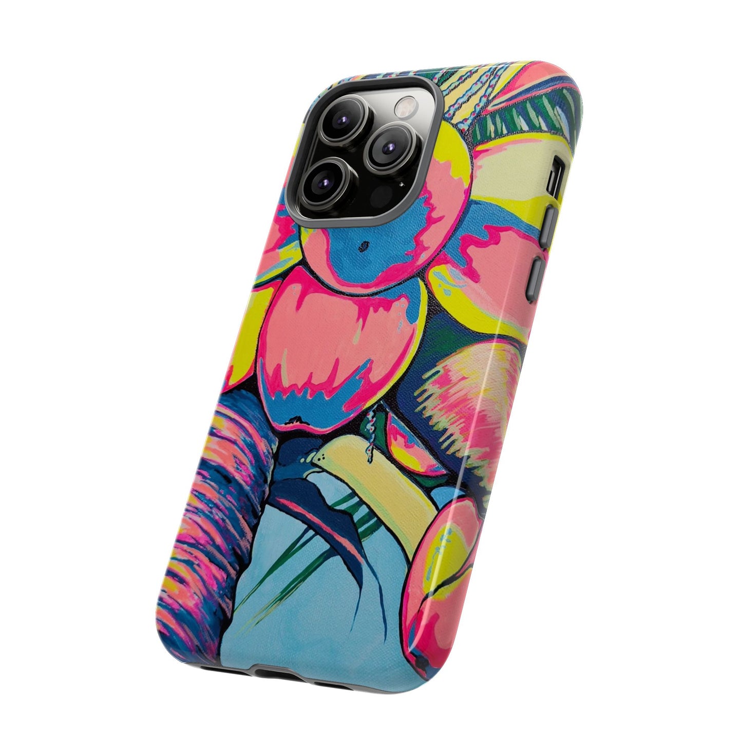 Neon Coconuts Tough Phone Case