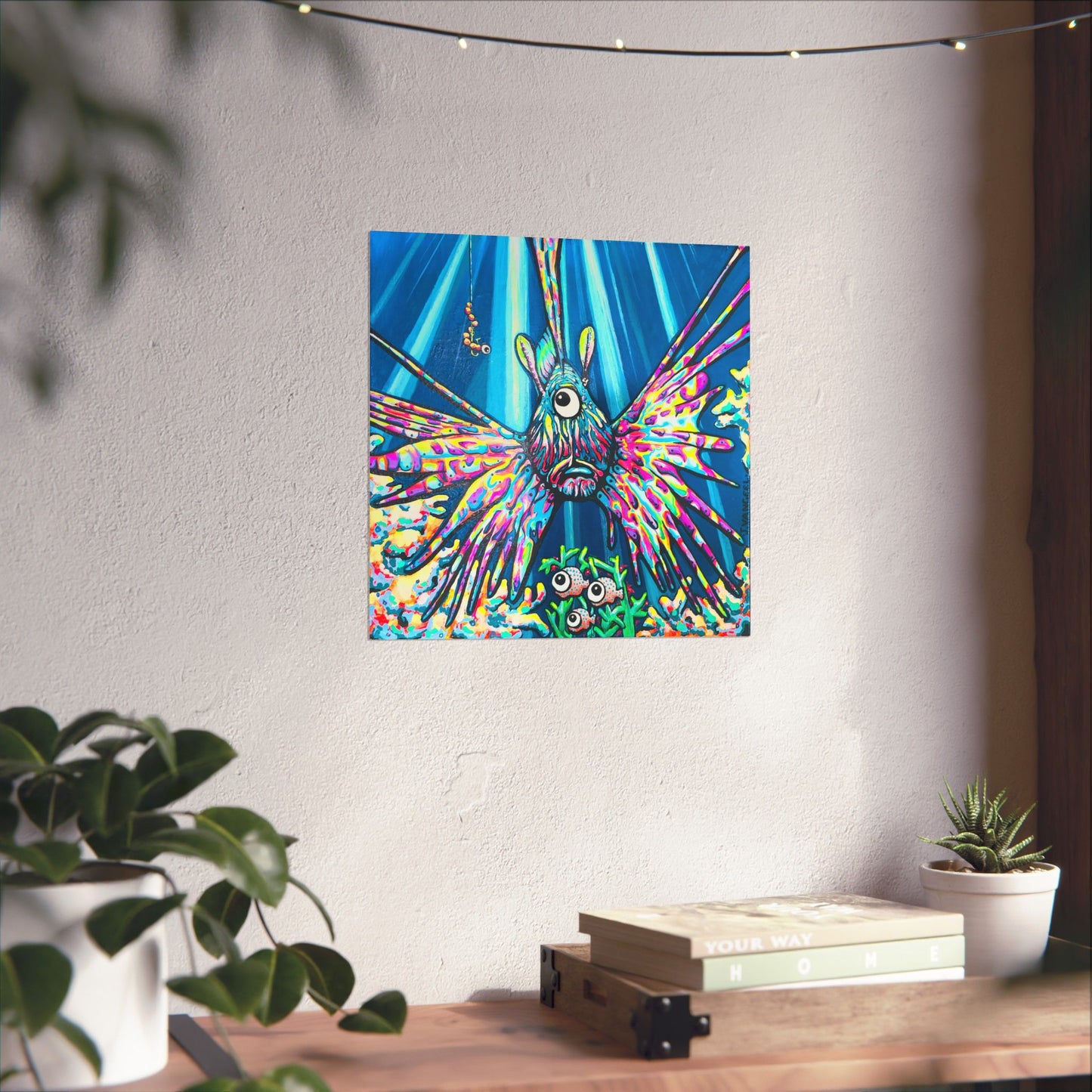 Cyclops Lionfish Giclée Art Poster