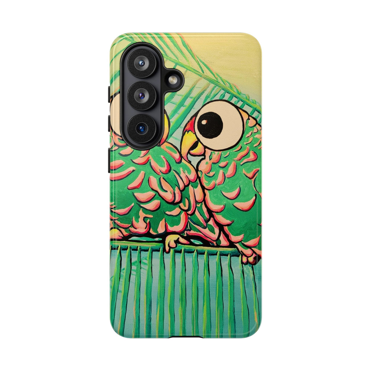 Chatty Cyclops Parrots Tough Phone Case