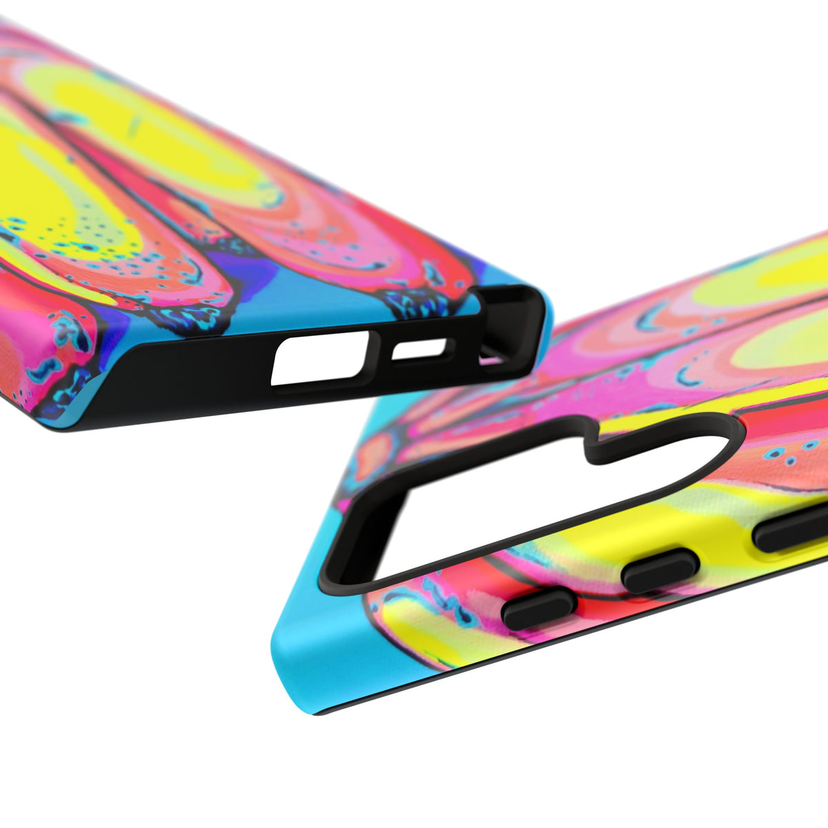 Neon Fat Bananas Tough Phone Case