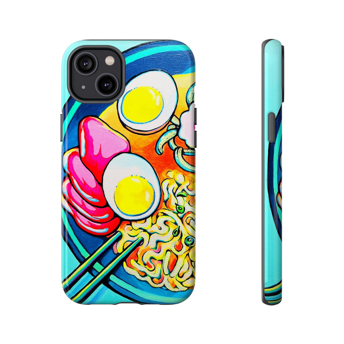 Coque de téléphone résistante Neon Ramen