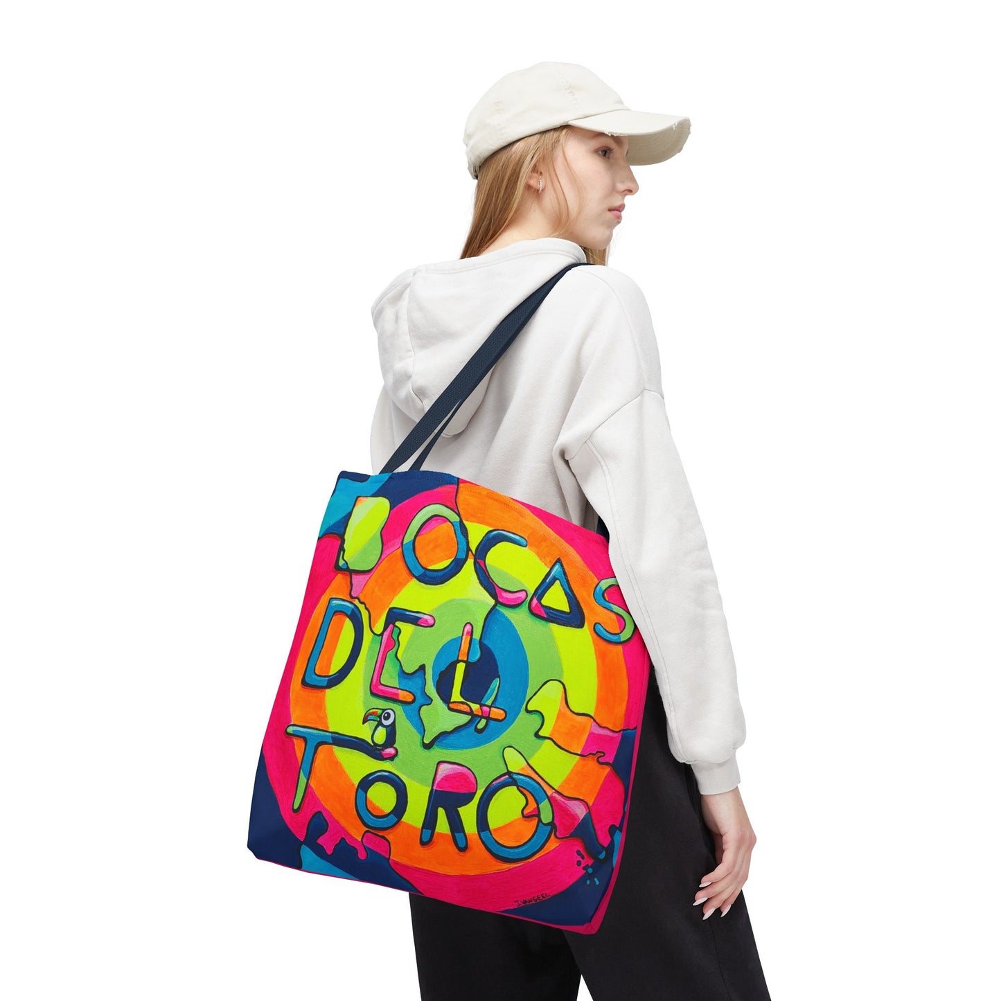 Premium Bocas Del Toro Islands Tote Bag, Original Artist Design, Reusable Shopping Tote,  Eco-Friendly