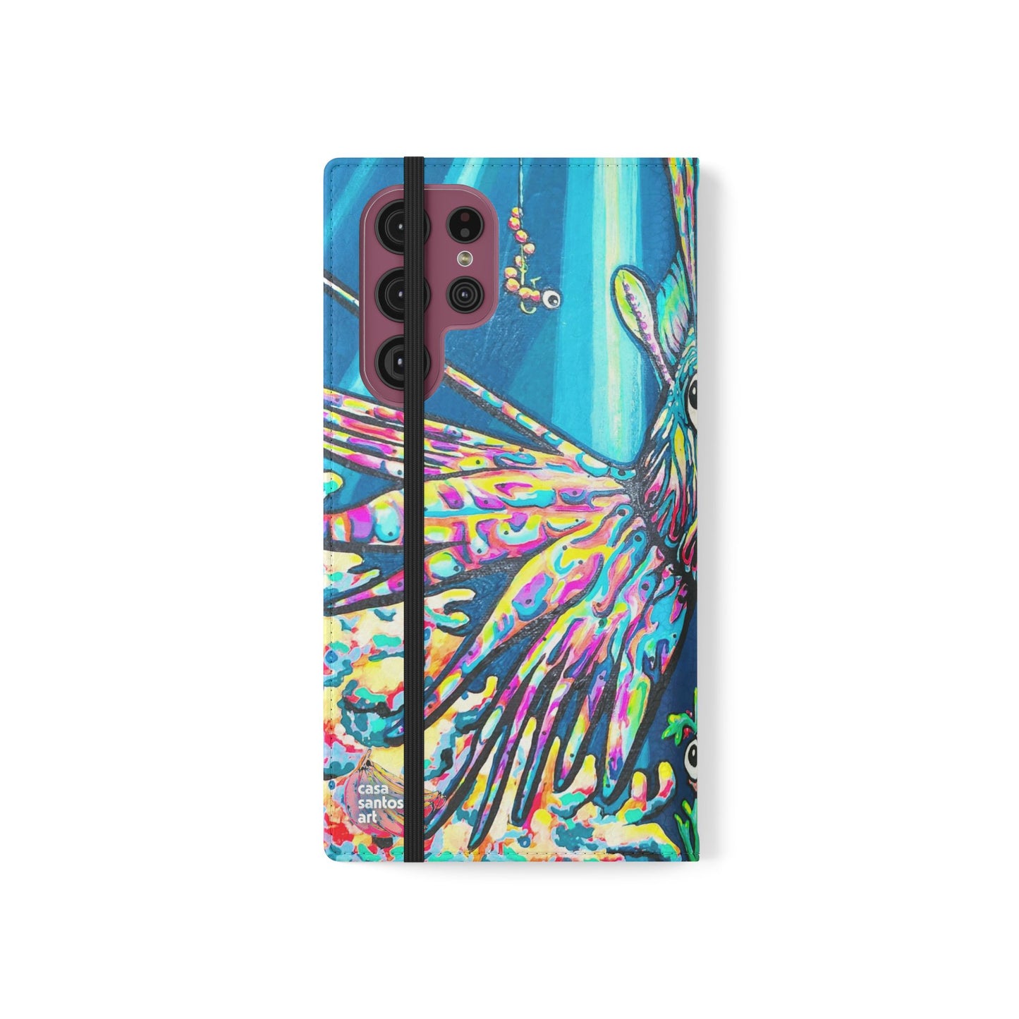 Cyclops Lionfish Flip Phone Case – Wallet Cover with Card Slots
