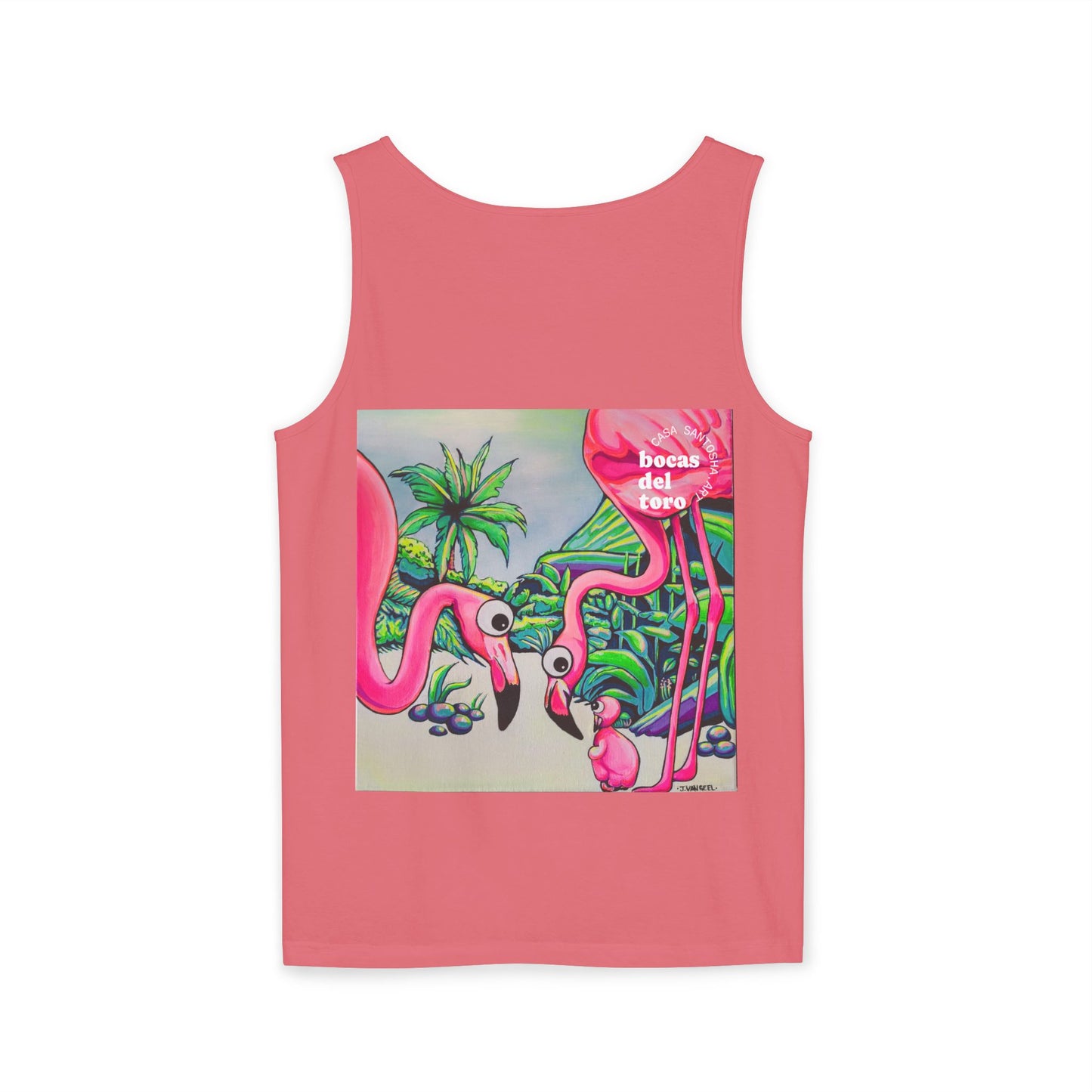 Unisex Cyclops Flamingo Family Tank Top - Perfect for Summer Vibes