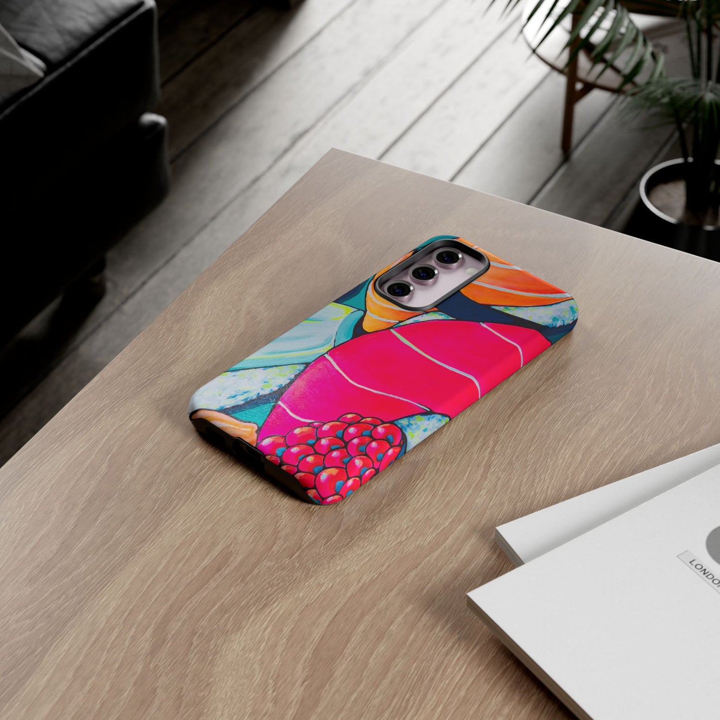 Neon Sushi Tough Phone Case