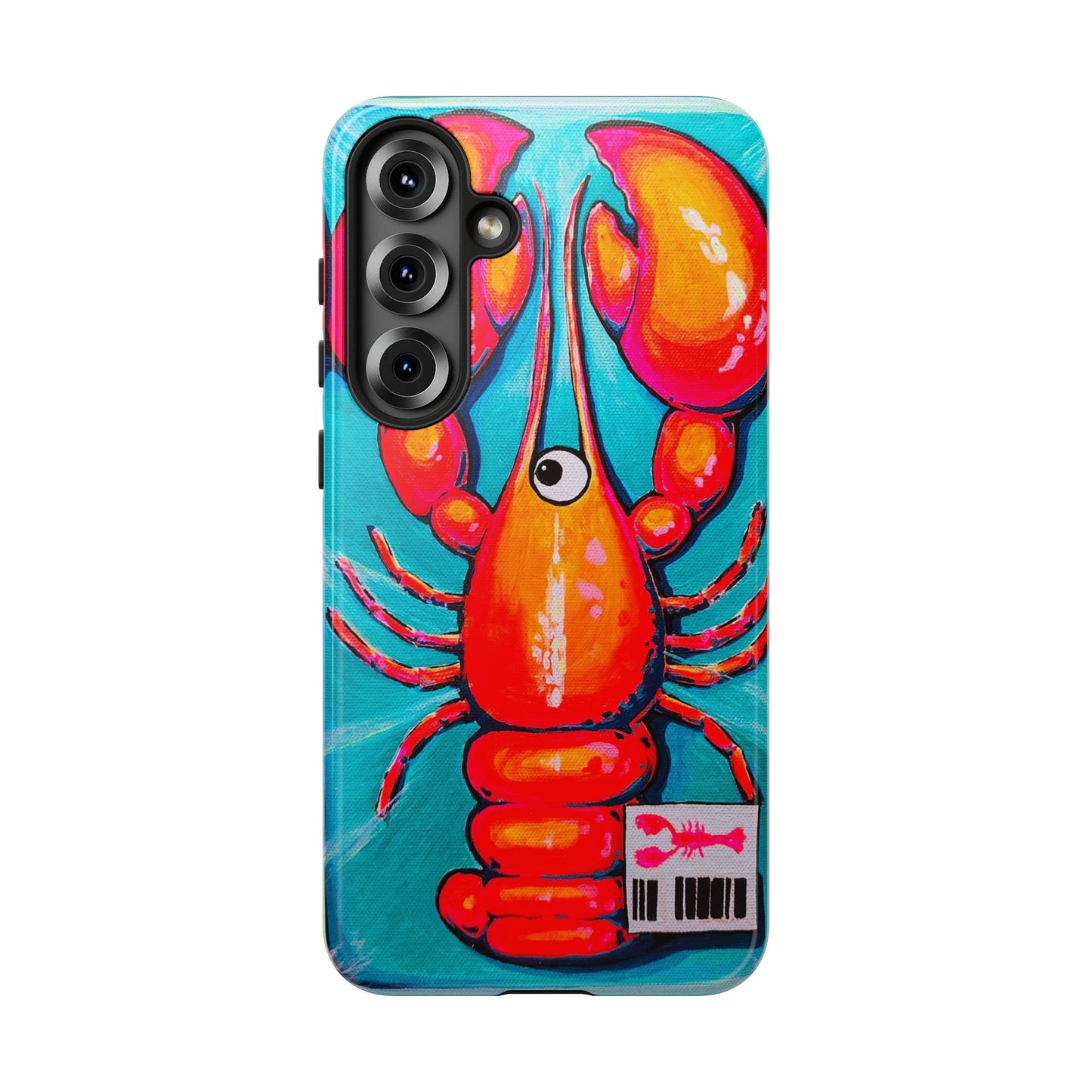 Neon Lobster Tough Phone Case