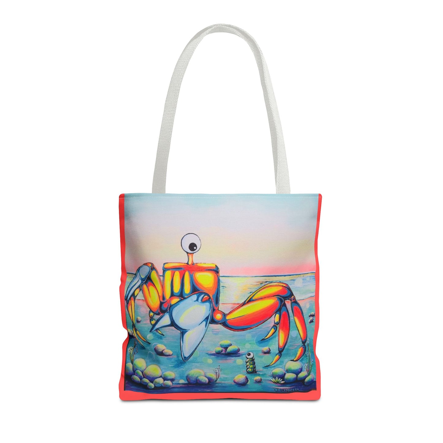 Premium Cyclops Crab Tote Bag, Original Artist Design, Reusable Shopping Tote,  Eco-Friendly