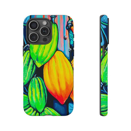 Neon Cacao Tough Phone Case