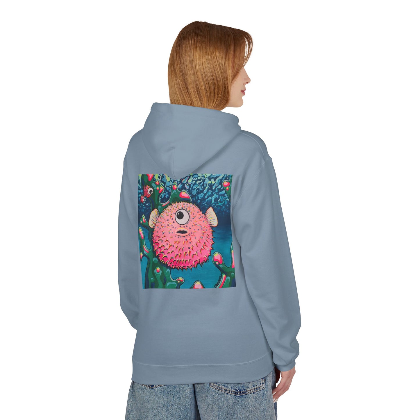 Unisex Cyclops Pufferfish Soft Hoodie