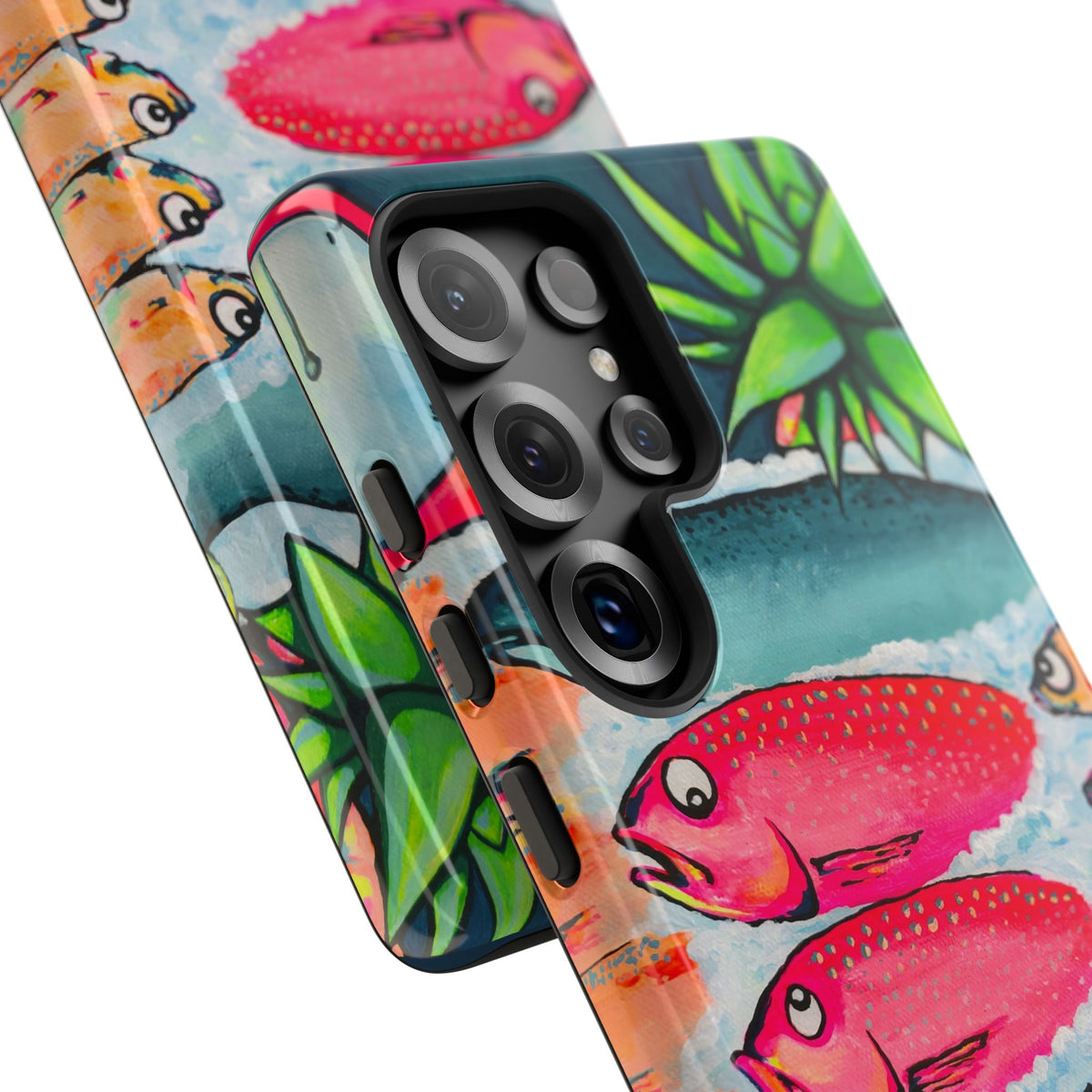 Neon Cabo Fish Market Tough Phone Case