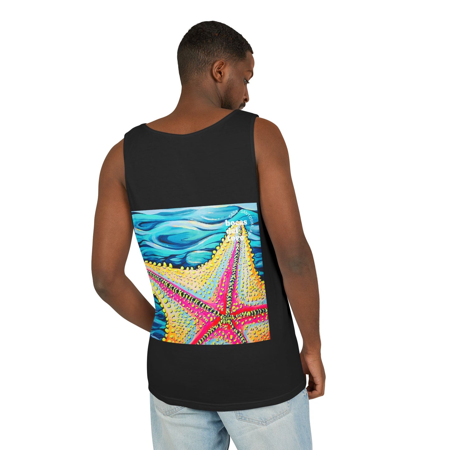Unisex Starfish Beach Bocas Tank Top - Perfect for Summer Vibes
