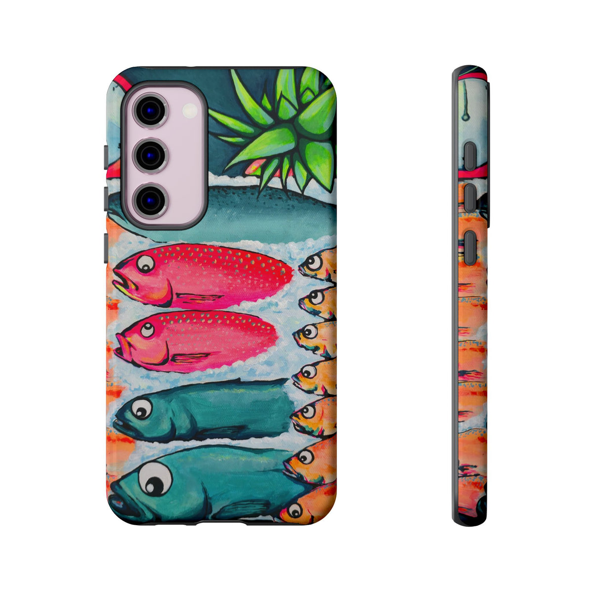 Neon Cabo Fish Market Tough Phone Case