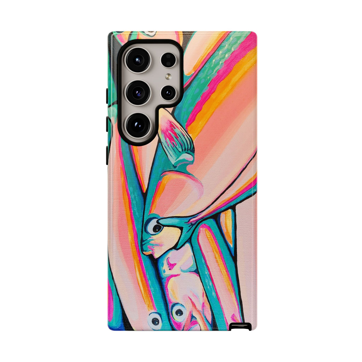 Neon Fish Tough Phone Case