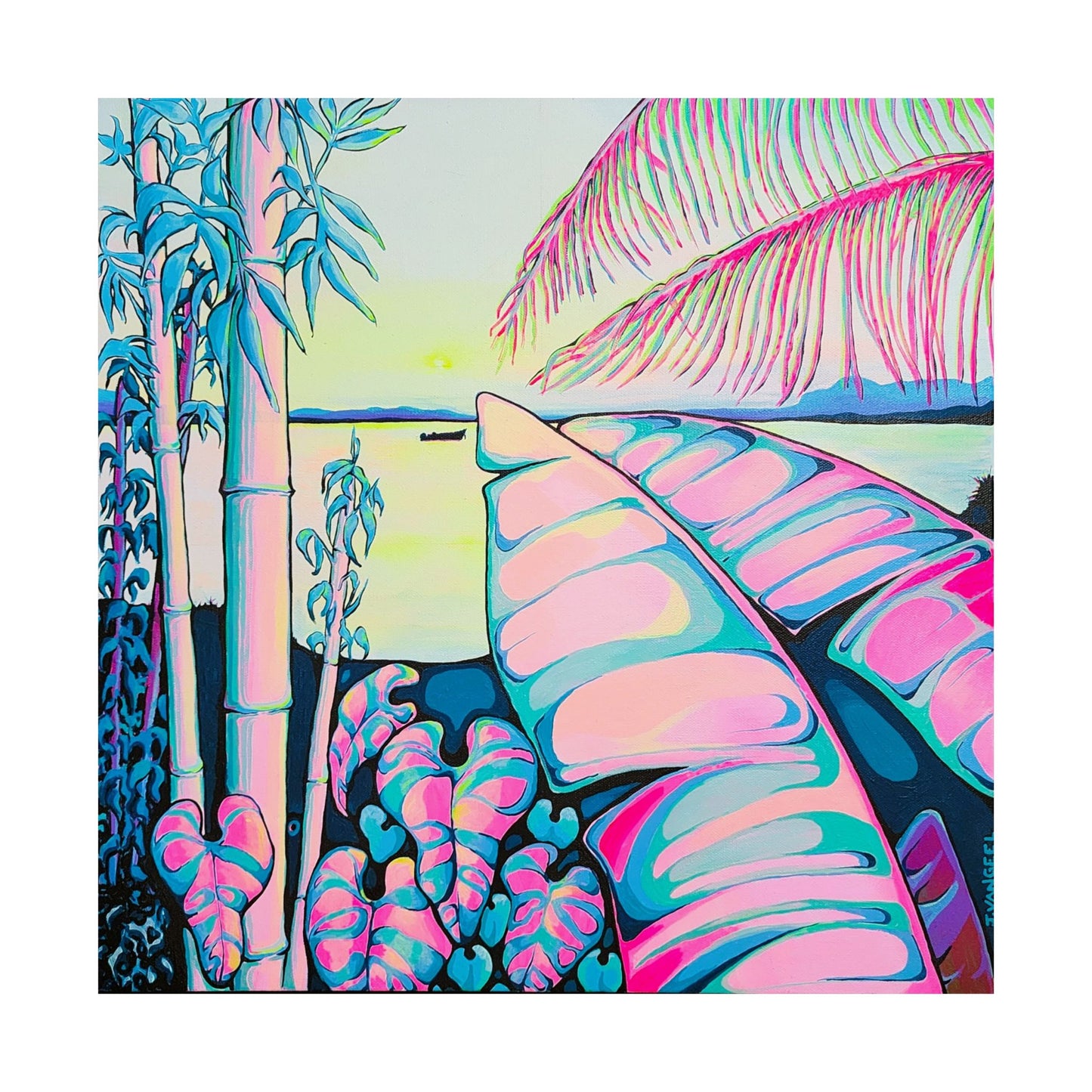 Serenity Bocas Giclée Art Poster